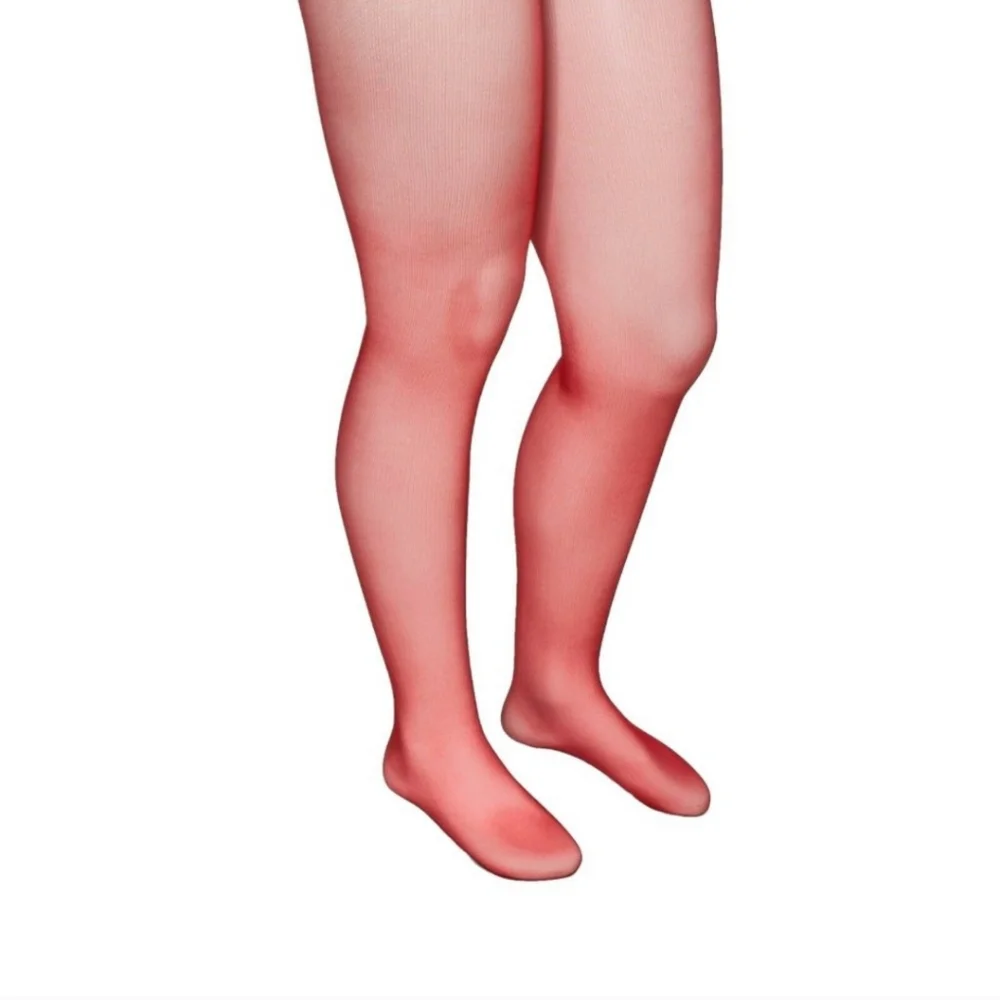 A New Day Control Top Semi-Sheer Tights, 20D, Salsa Red, 2X